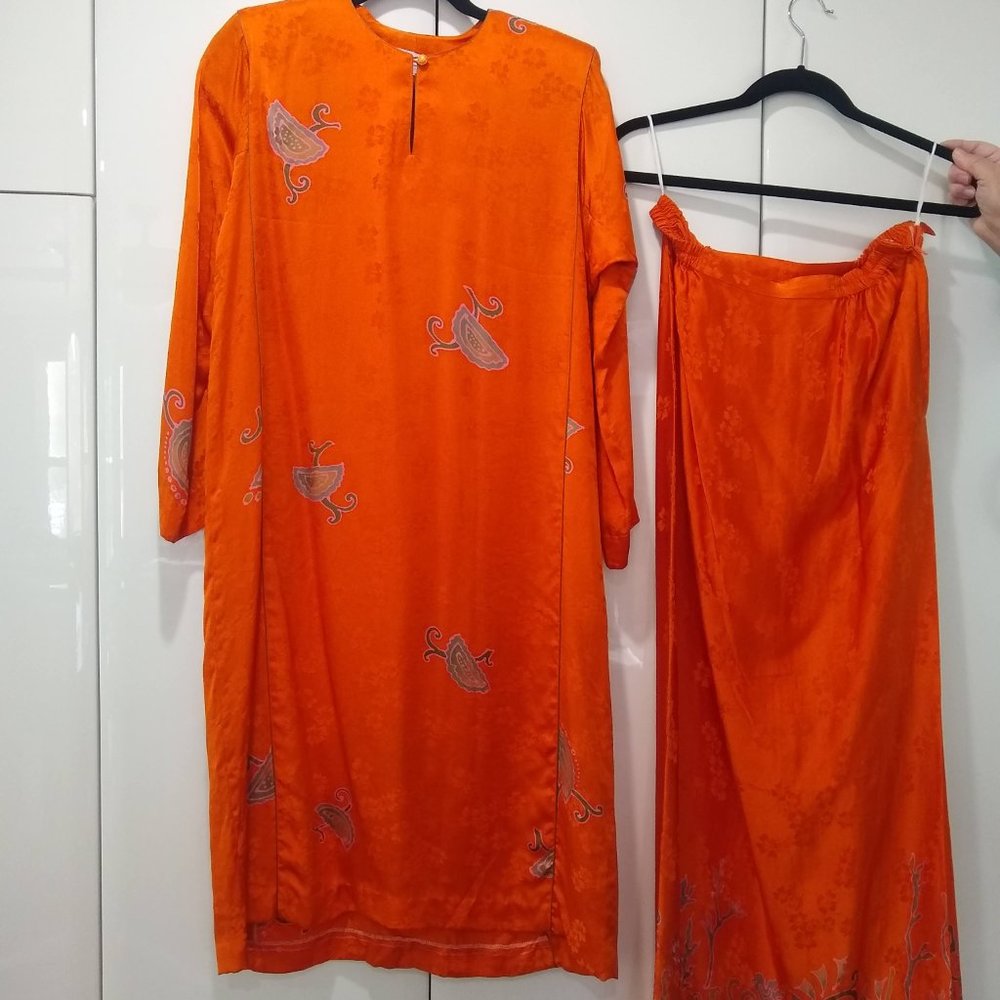 Batik Dress Handpainted from Malaysia